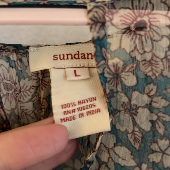 Sundance sheer blouse size L - Picture 4 of 5